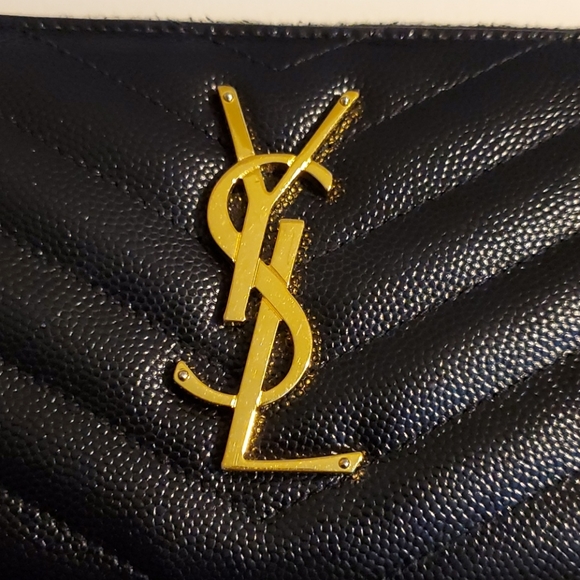 SAINT Laurent Monogram Zip around Long Wallet - Picture 9 of 13